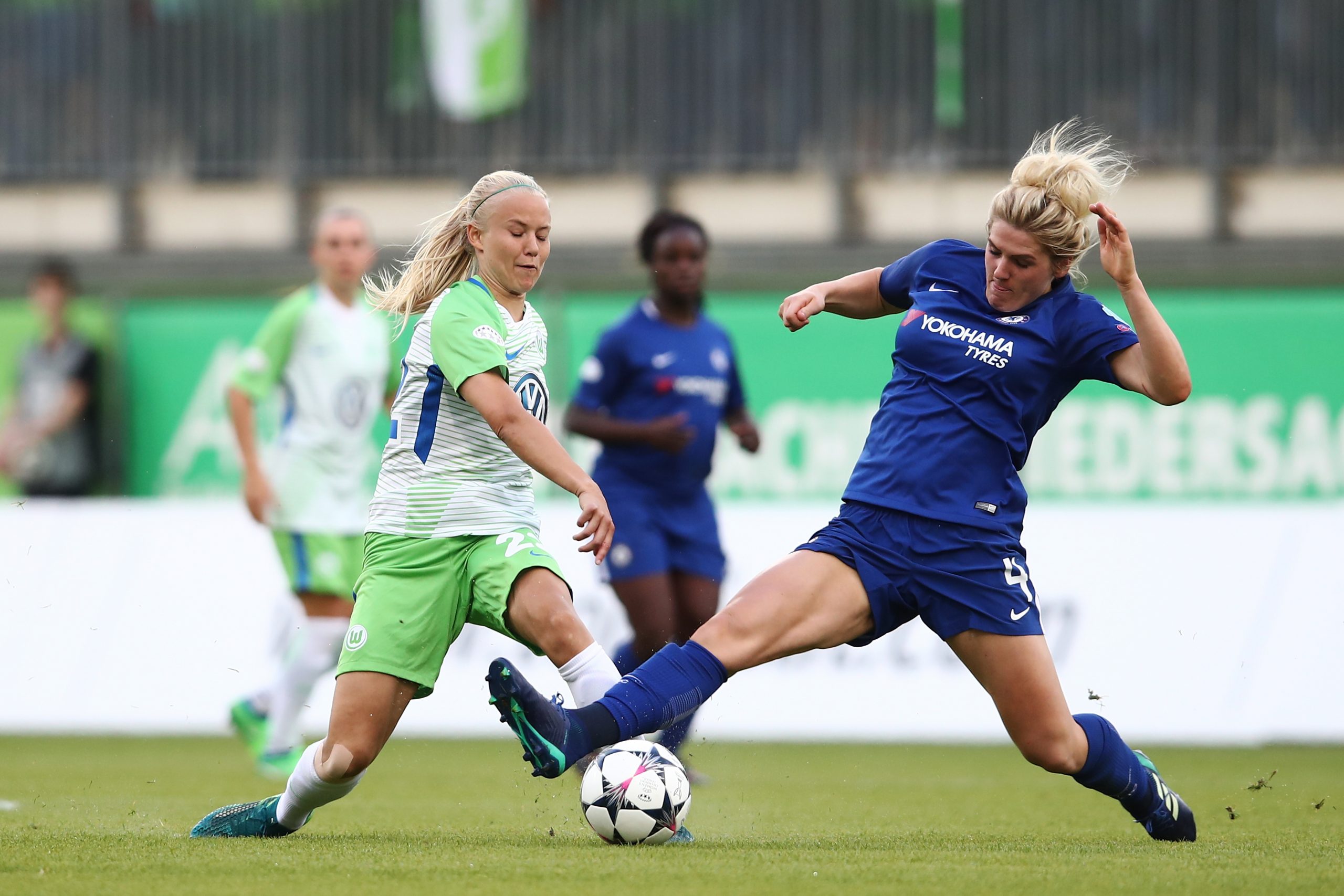 Pernille Harder and Millie Bright are the two Chelsea players in the FIFA Women's World XI for the year 2020. (GETTY Images)