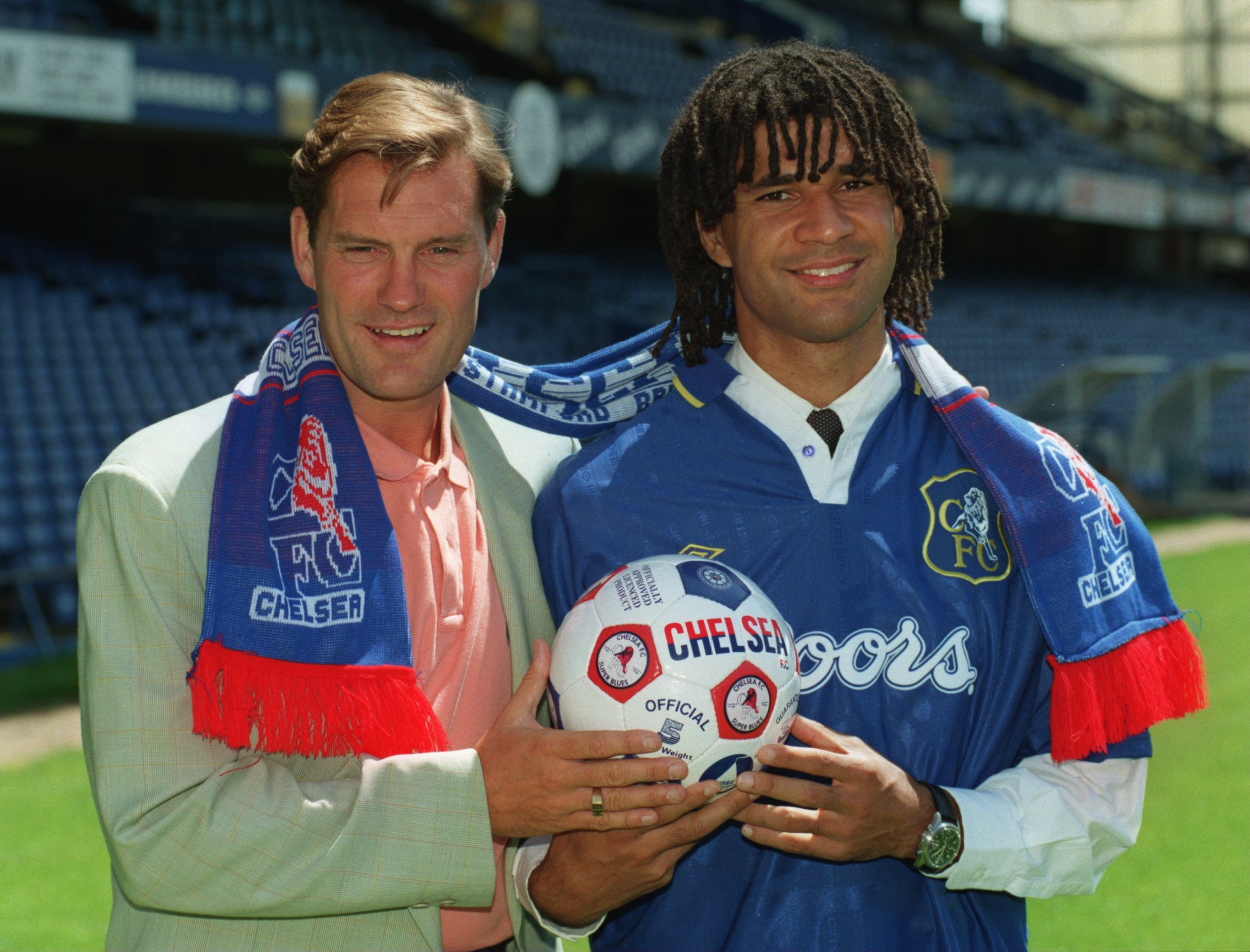 Ruud Gullit is still a massive Chelsea fan Mandatory Credit: Steve Munday/ALLSPORT