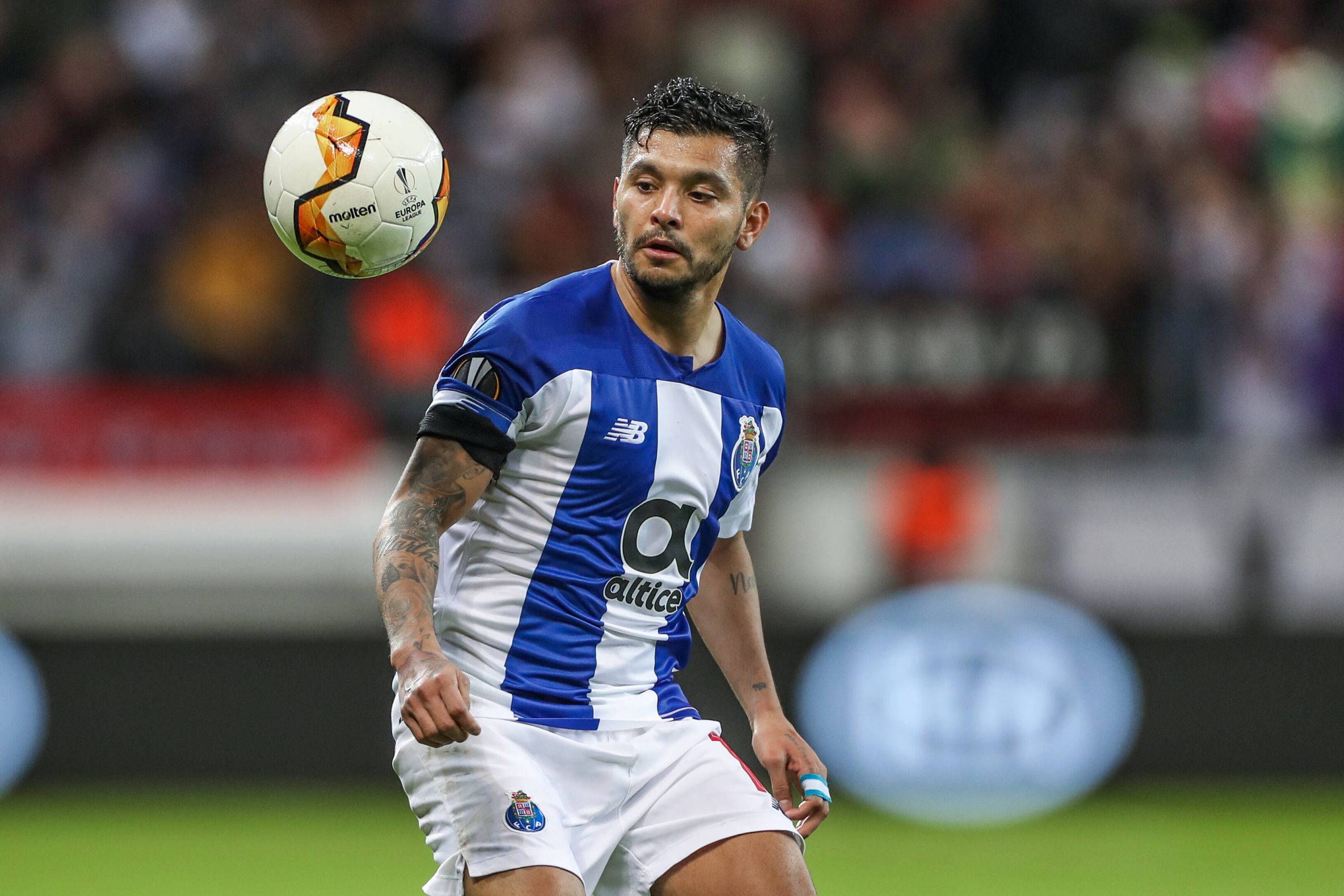 Jesus Corona in action for Portuguese giants FC Porto