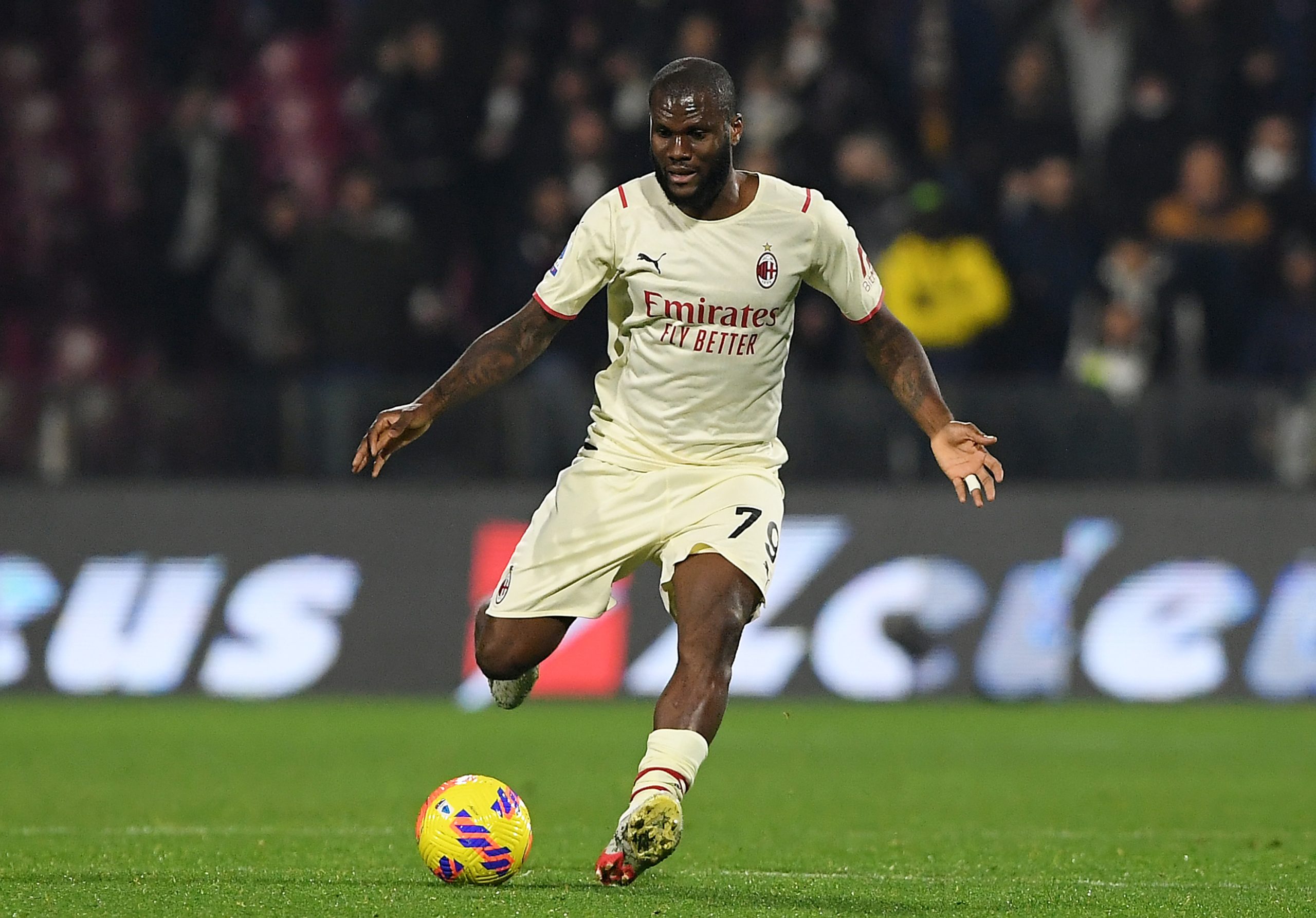 Franck Kessie during his time at AC Milan. (Photo by Francesco Pecoraro/Getty Images)