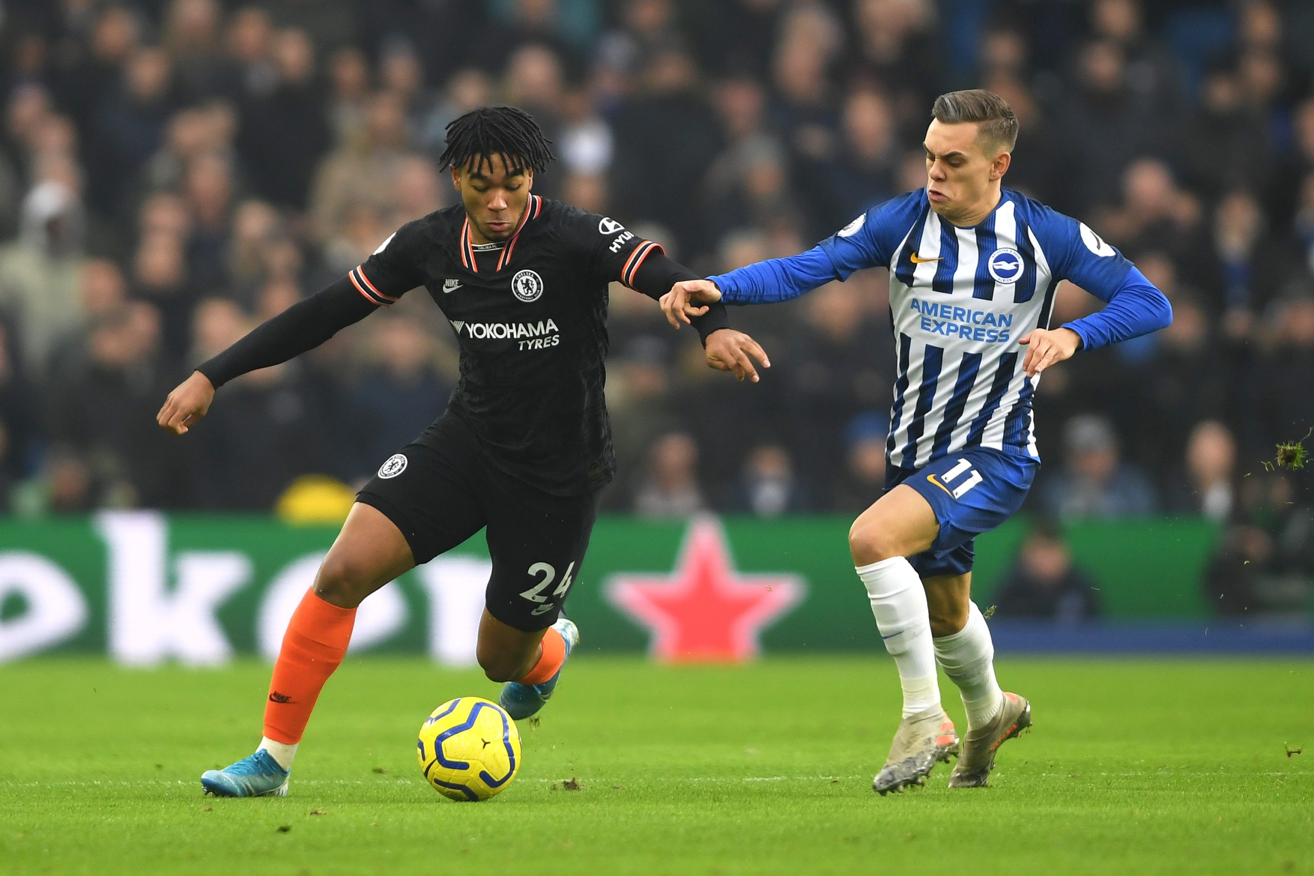 Graham Potter hopes Chelsea star Reece James 'is okay' after injury setback.